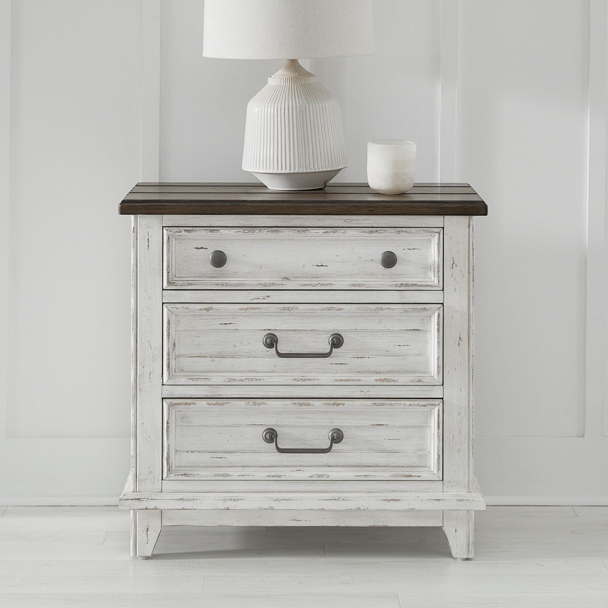 237-BR61 - 3 Drawer Nightstand w/ Charging Station - Liberty Furniture