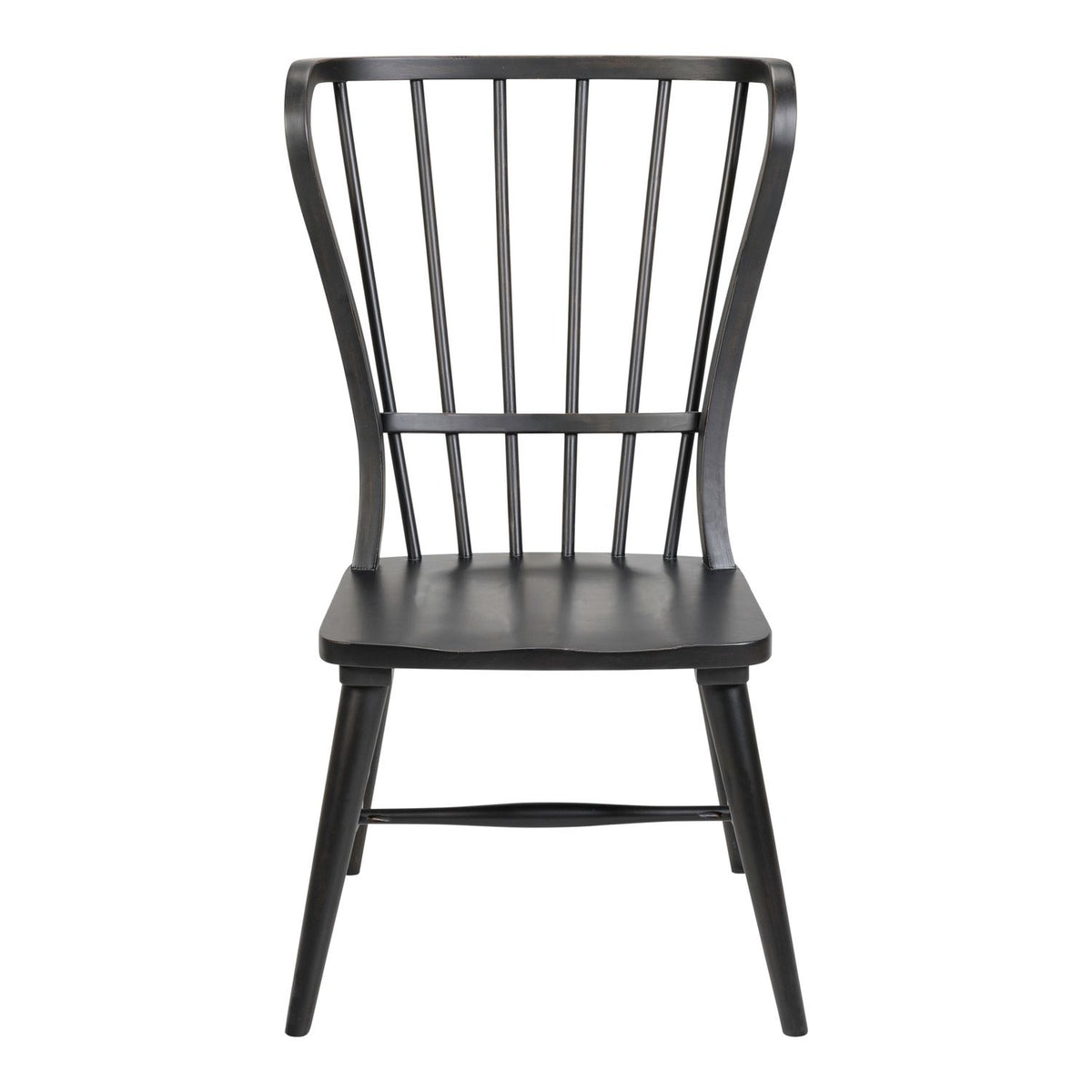 237-C1000S-B - Windsor Back Side Chair - Black (RTA) - Liberty Furniture