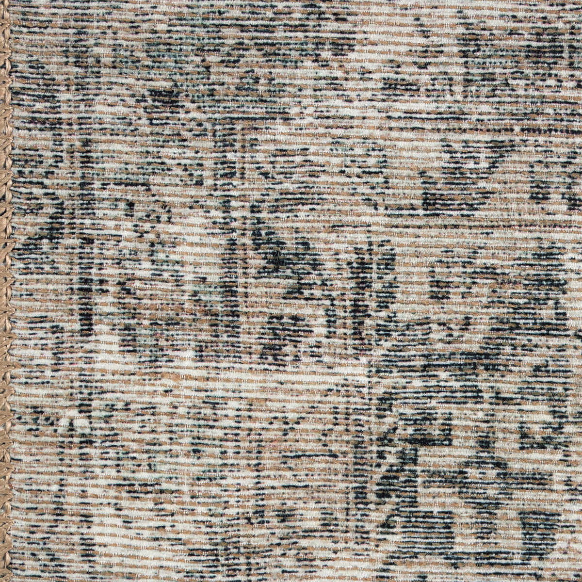a close up of a rug