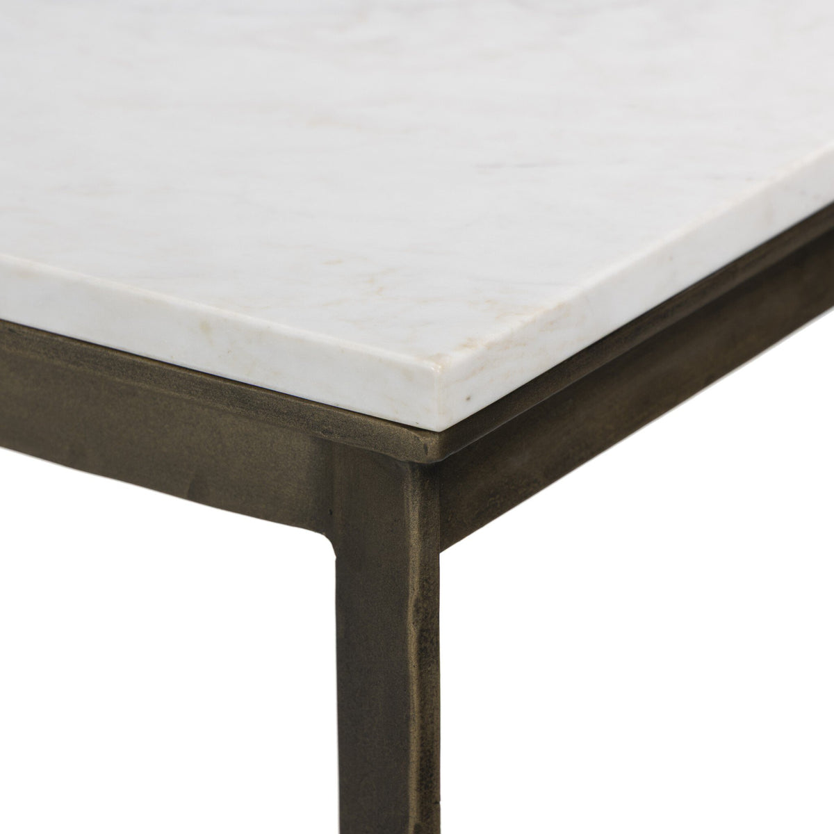 Hammered Iron Console Table