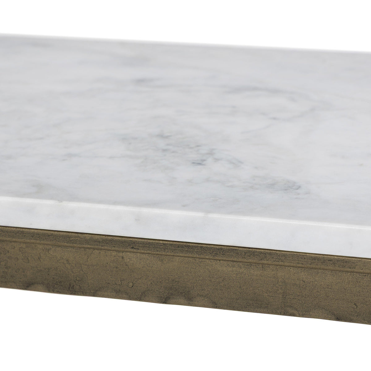Hammered Iron Console Table