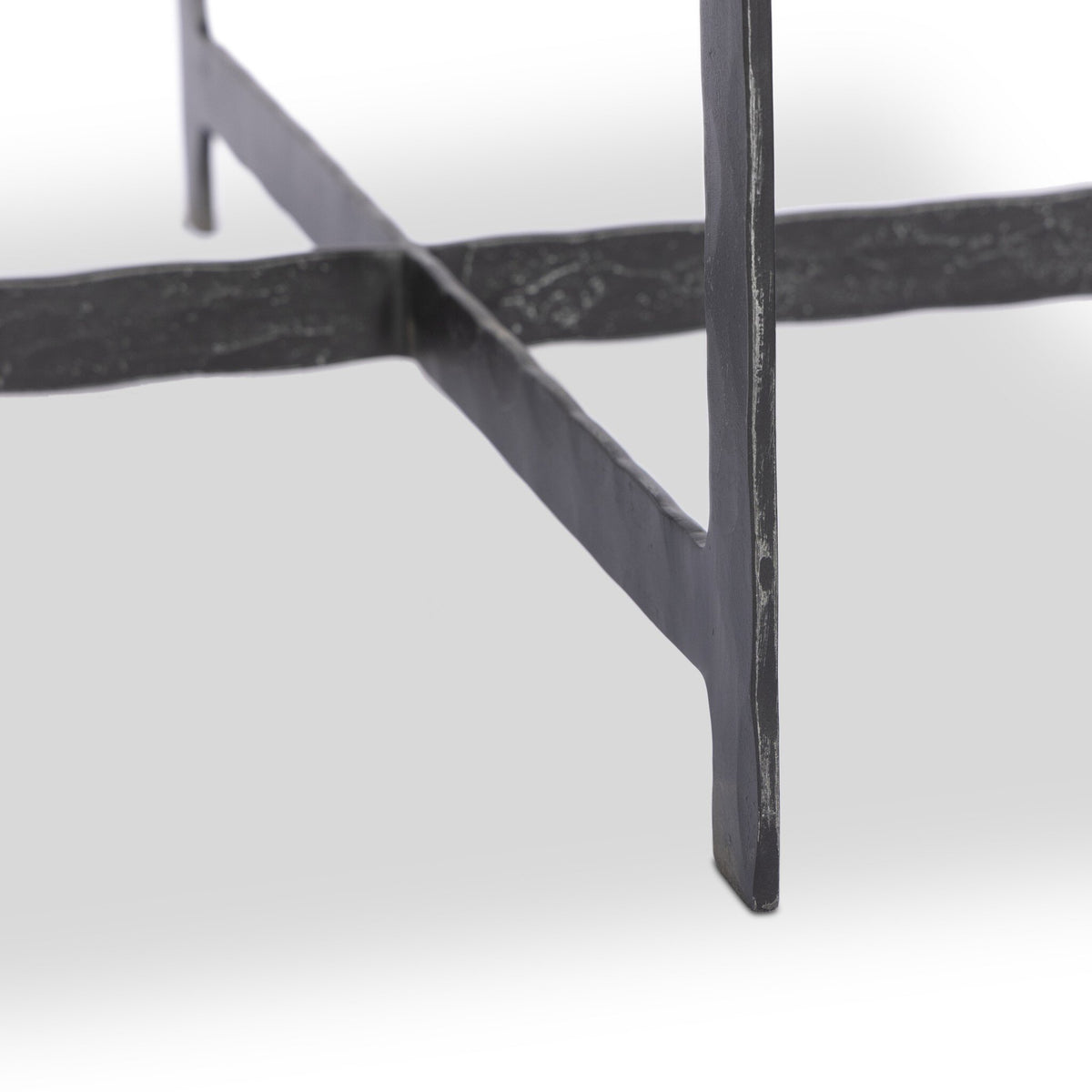 Hammered Iron End Table