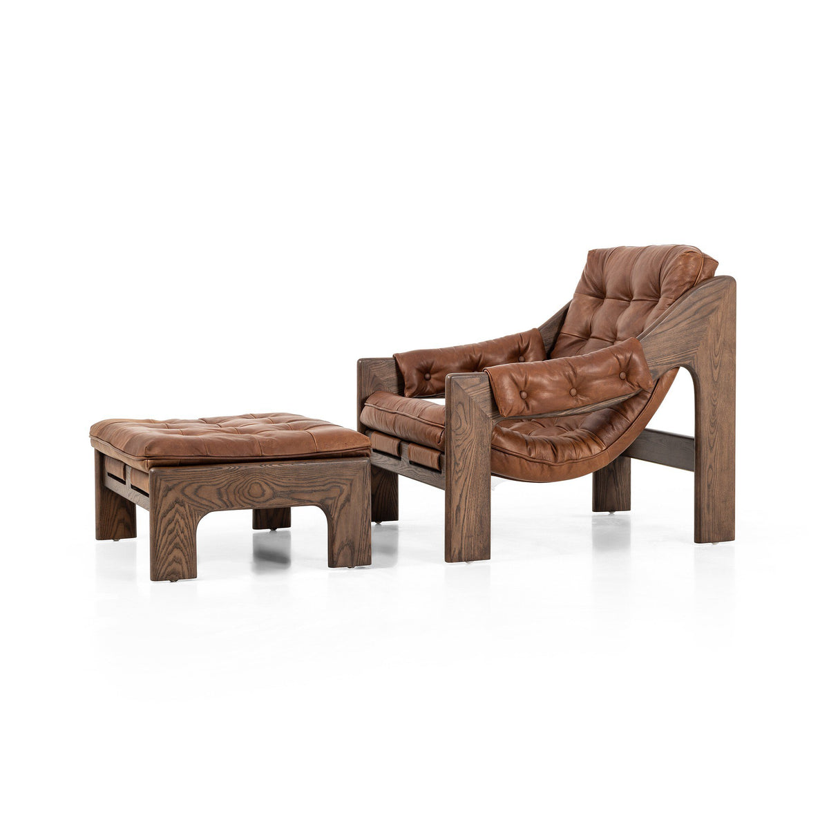 Halston Chair W/Ottoman