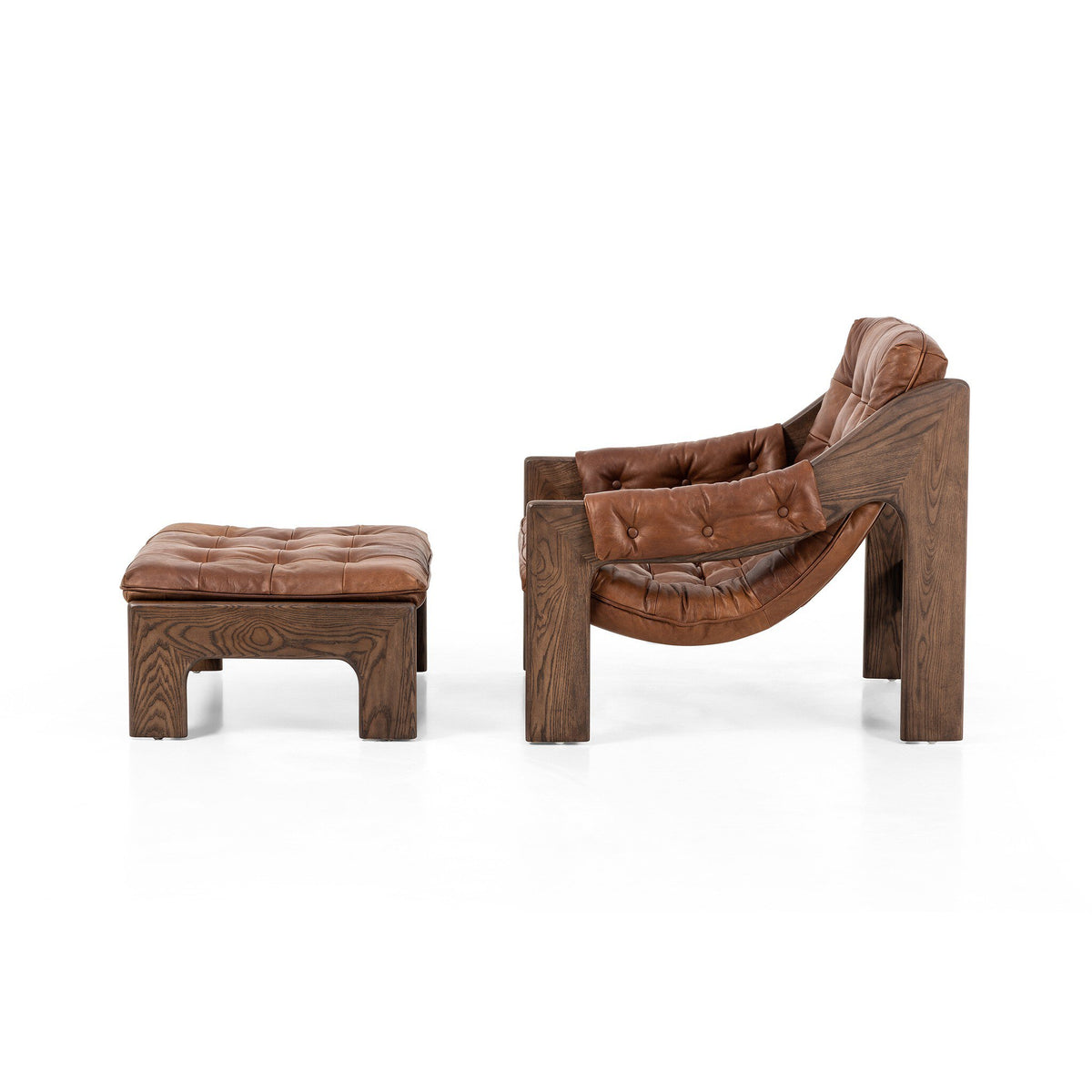 Halston Chair W/Ottoman
