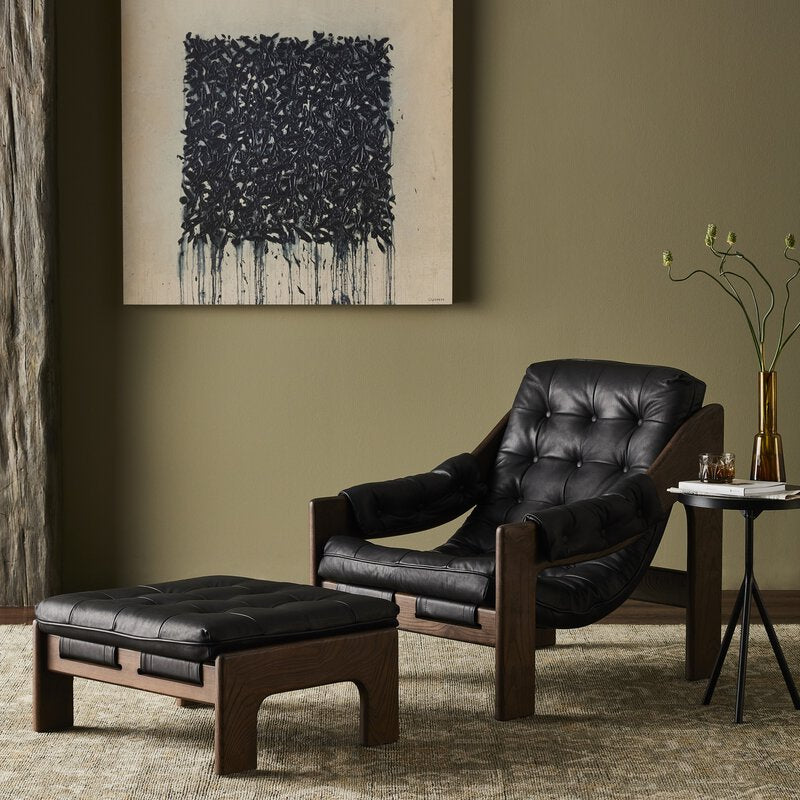 Halston Chair W/Ottoman