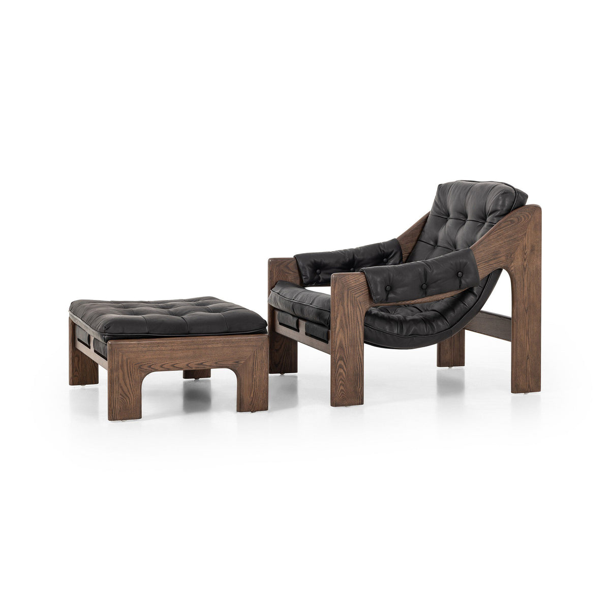 Halston Chair W/Ottoman