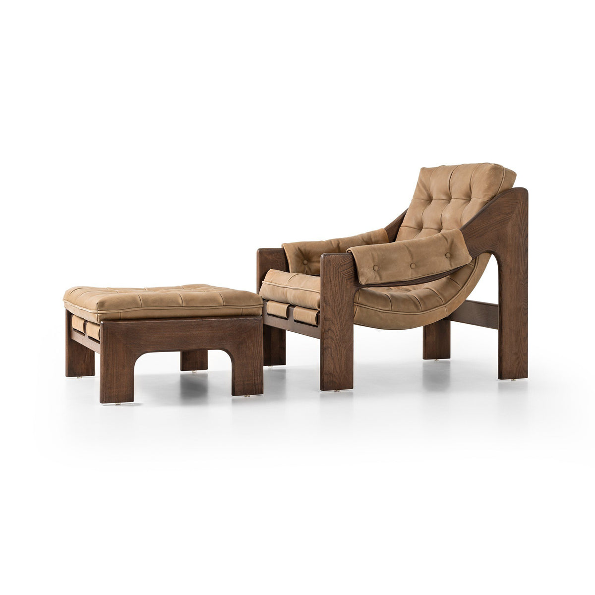 Halston Chair W/Ottoman