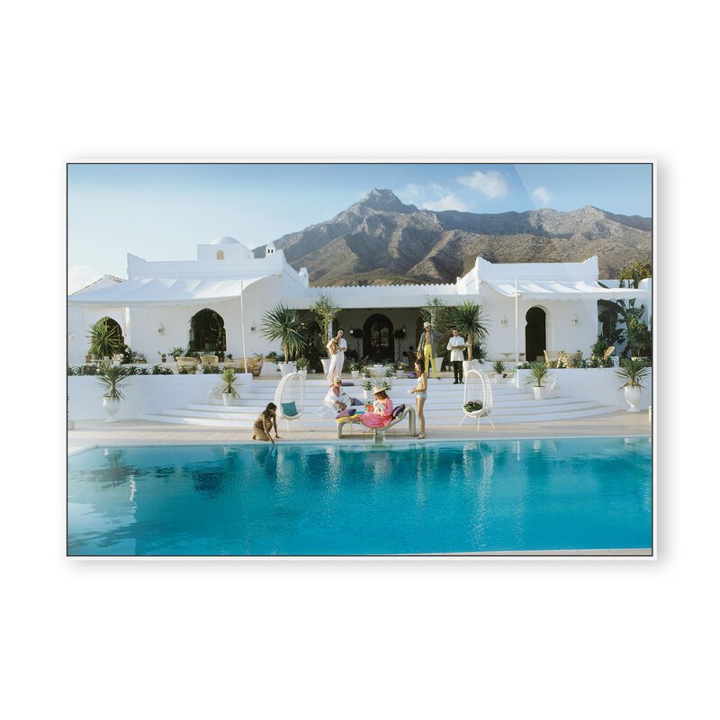 Pool At El Venerol By Slim Aarons