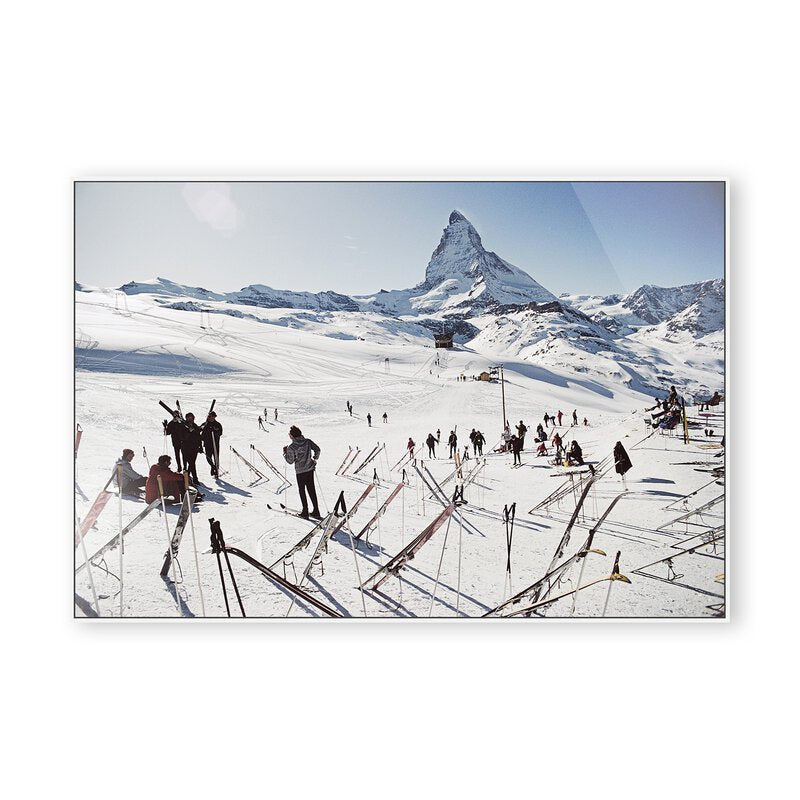 Zermatt Skiing I By Slim Aarons