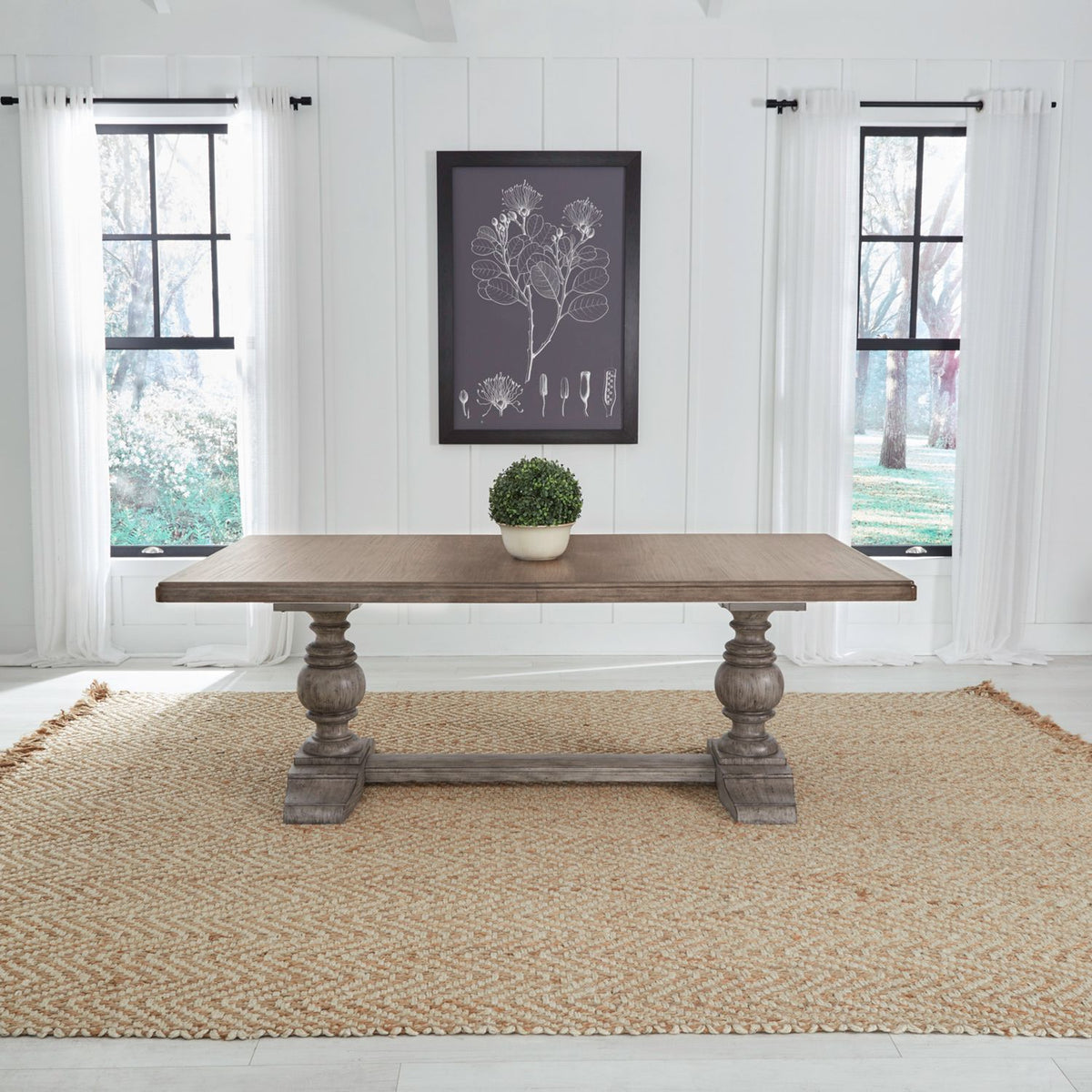 237G-DR-TRS - Trestle Table Set - Liberty Furniture