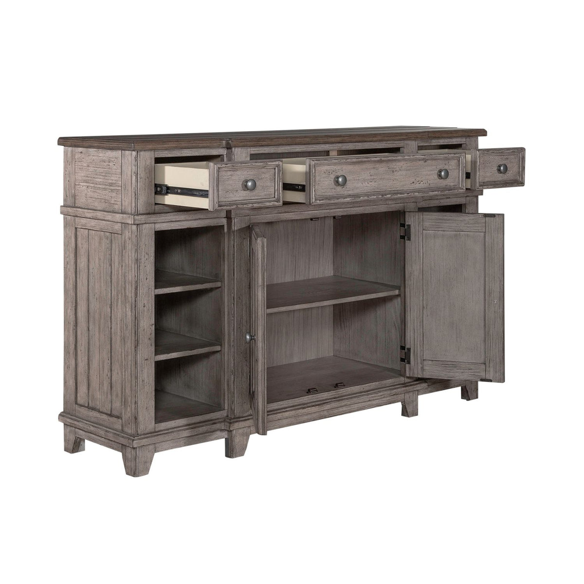 237G-SR6642 - Breakfront Server - Liberty Furniture
