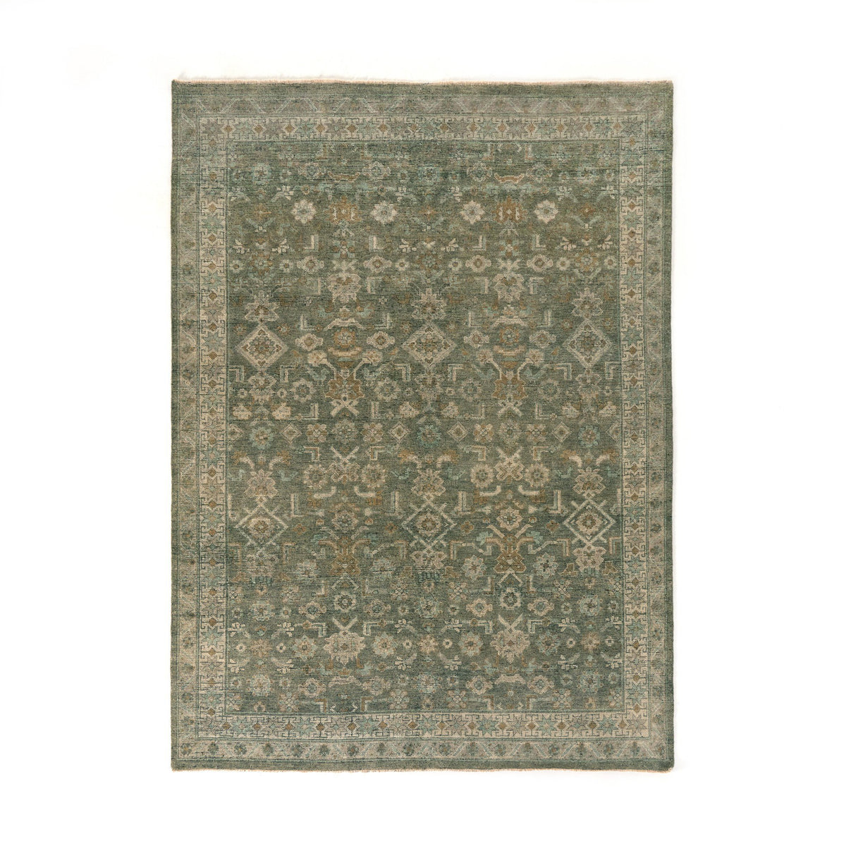 a close up of a rug