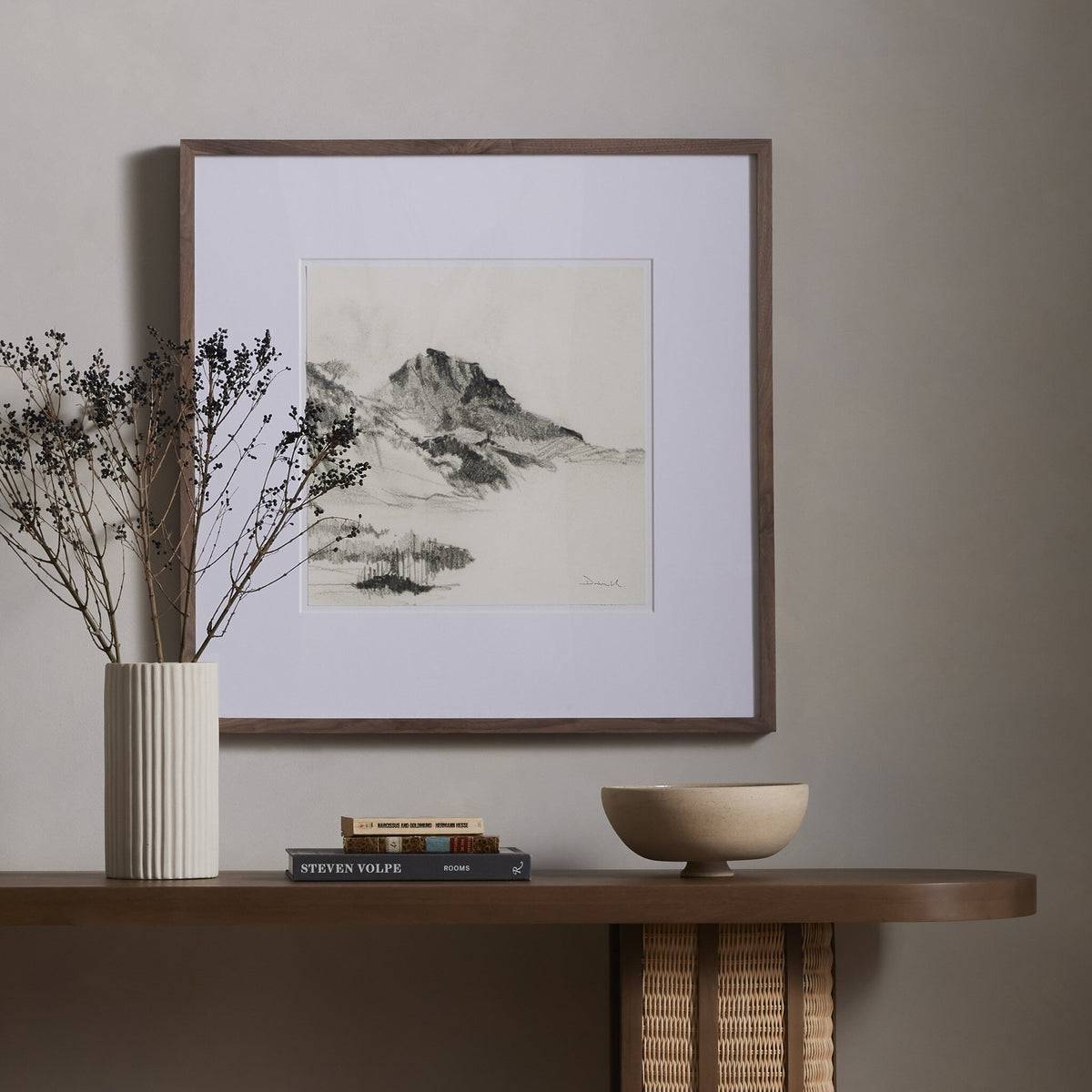 Land Sketch 1 By Dan Hobday
