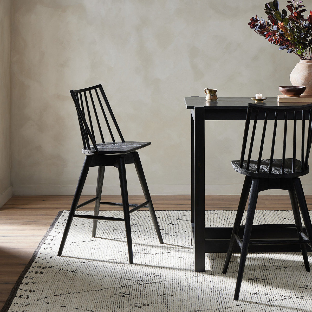 Lewis Swivel Stool