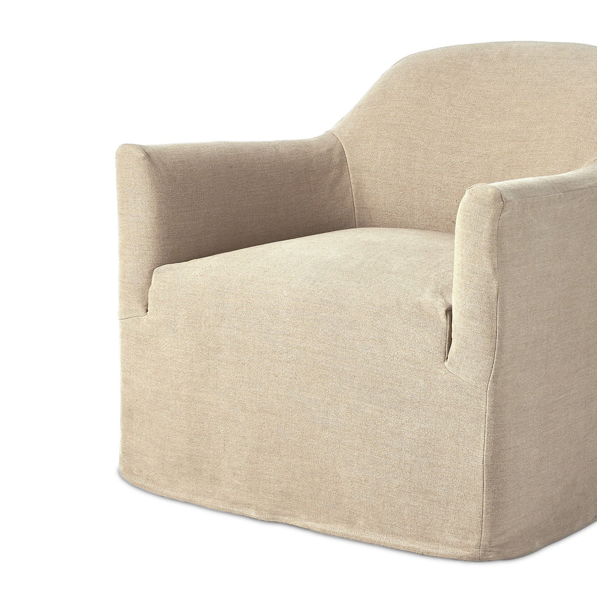 Lowell Slipcover Swivel Chair