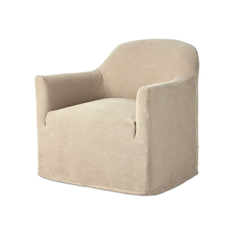 Lowell Slipcover Swivel Chair