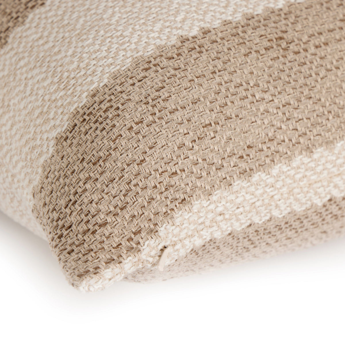 a close up of a pillow