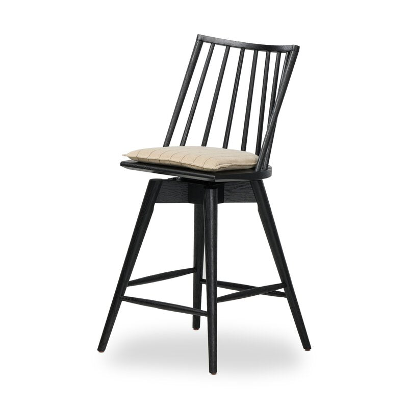 Lewis Swivel Stool With Cushion