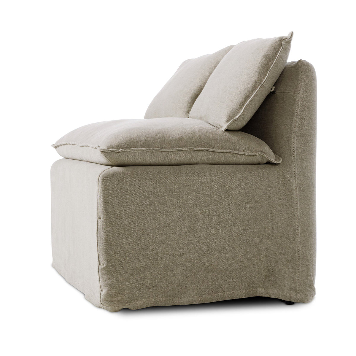 Andre Slipcover Dining Bench 50"