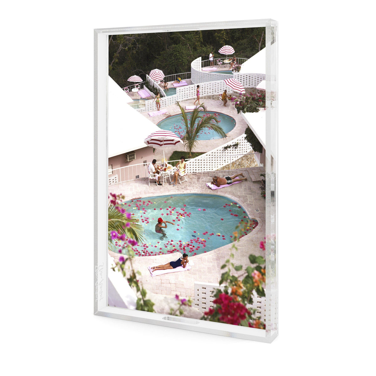Las Brisas Hotel Tray By Slim Aarons