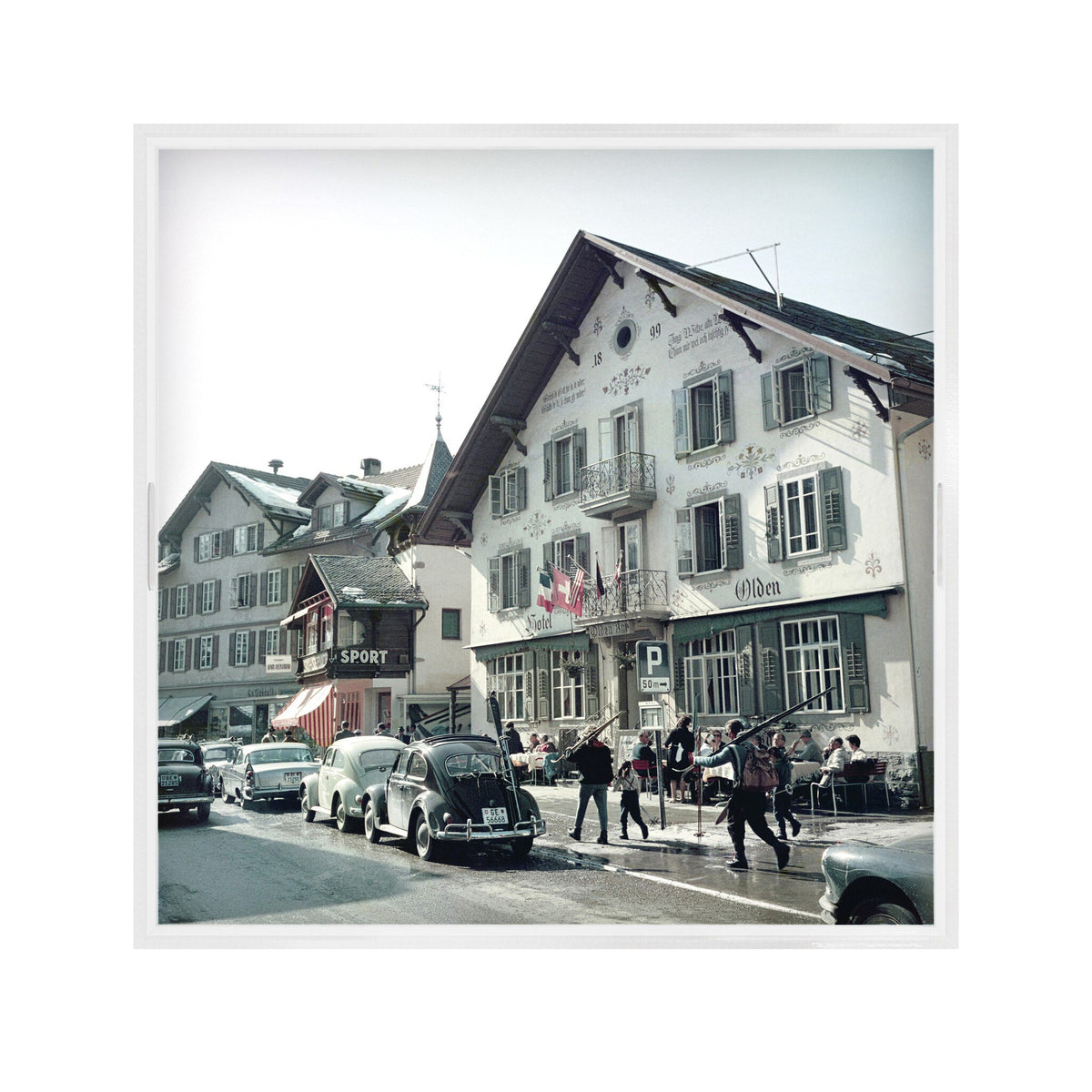 Hotel Olden Tray By Slim Aarons