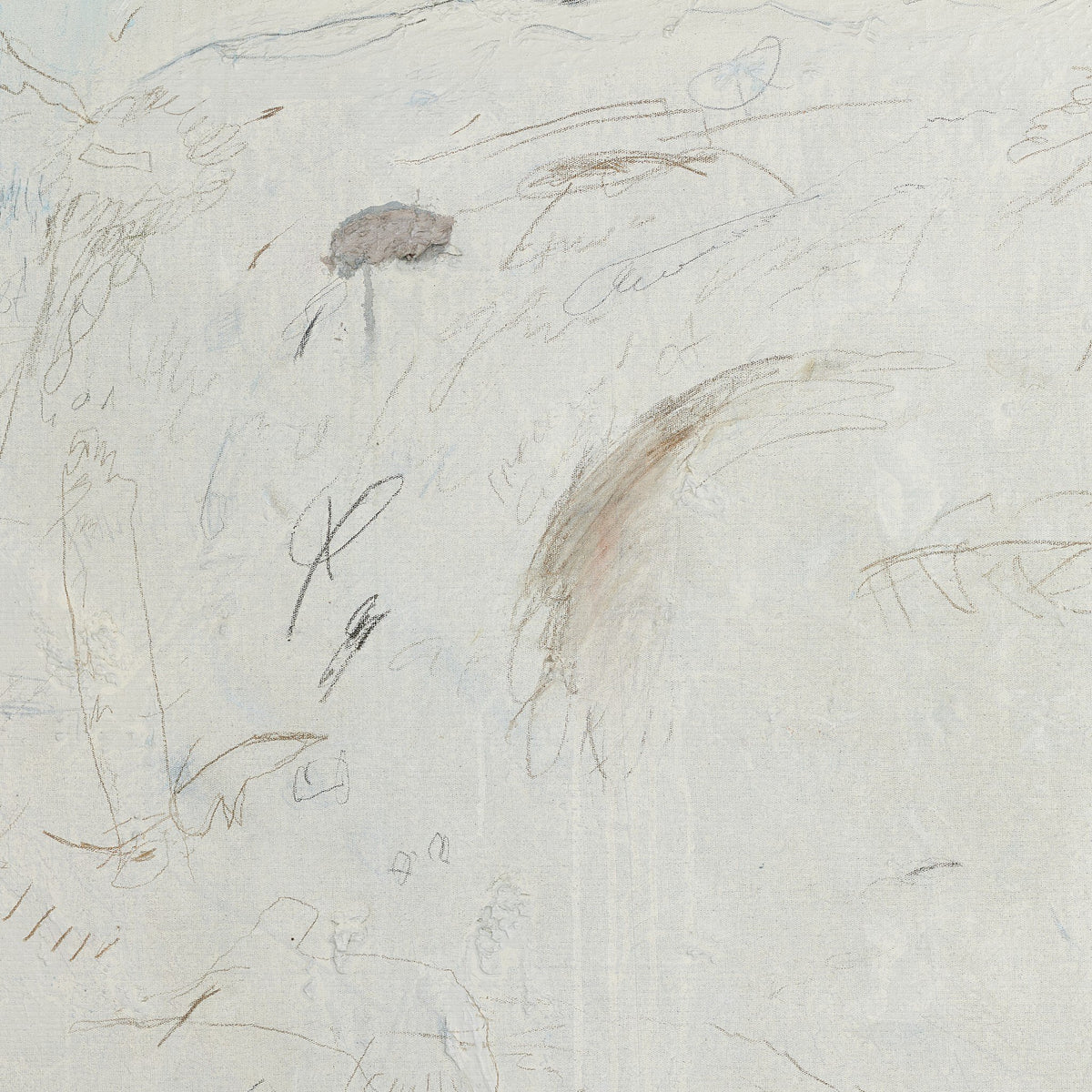 a close up of a painting