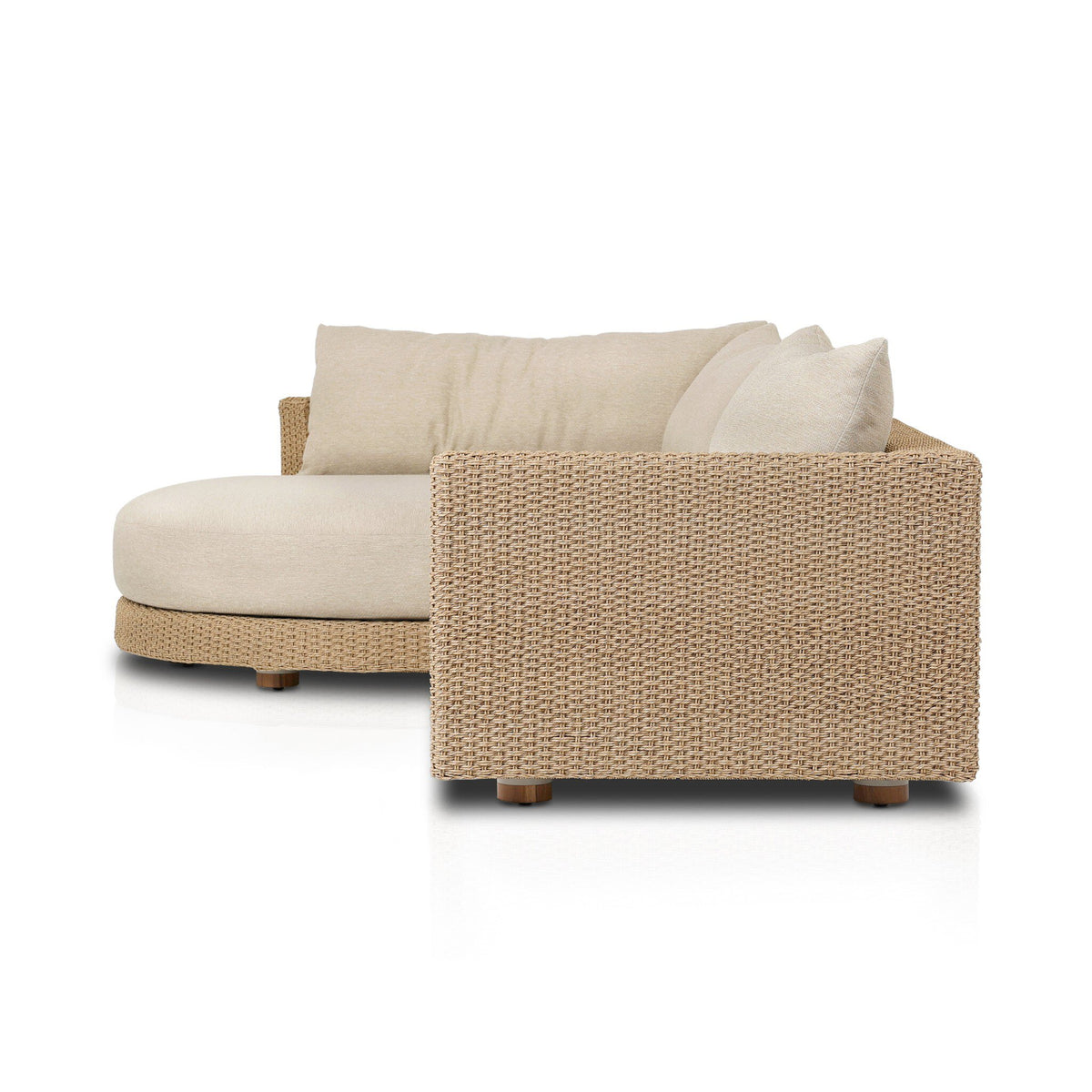 Sylvan Outdoor 2pc Sectional-Laf Chaise
