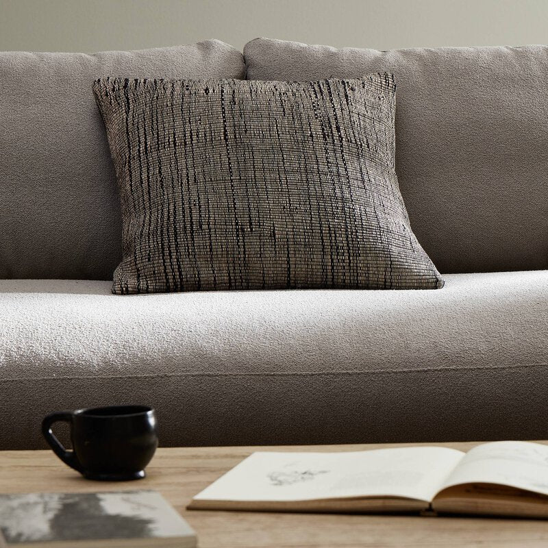 Handwoven Stripe Wool Pillow