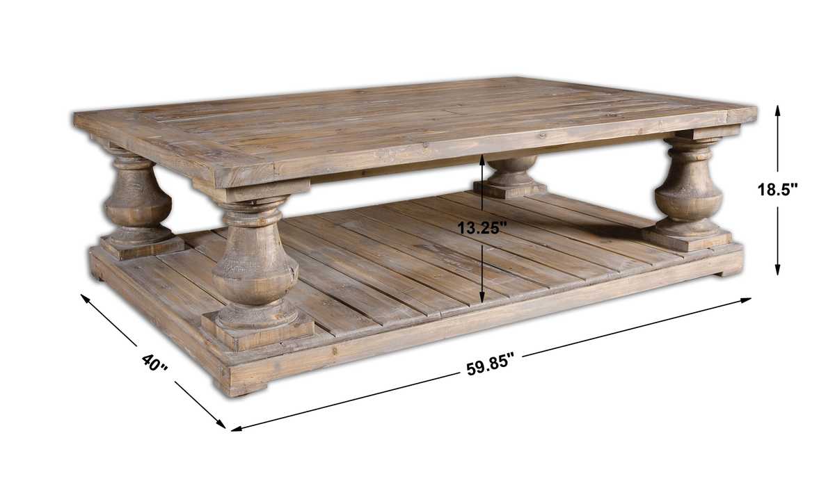 Stratford Coffee Table, Natural