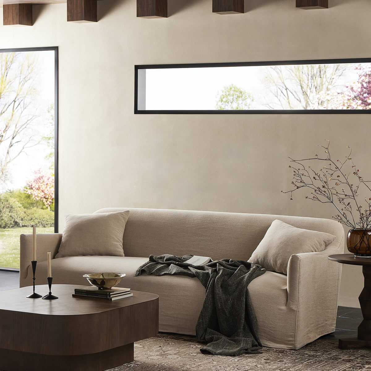 Lowell Slipcover Sofa-96"