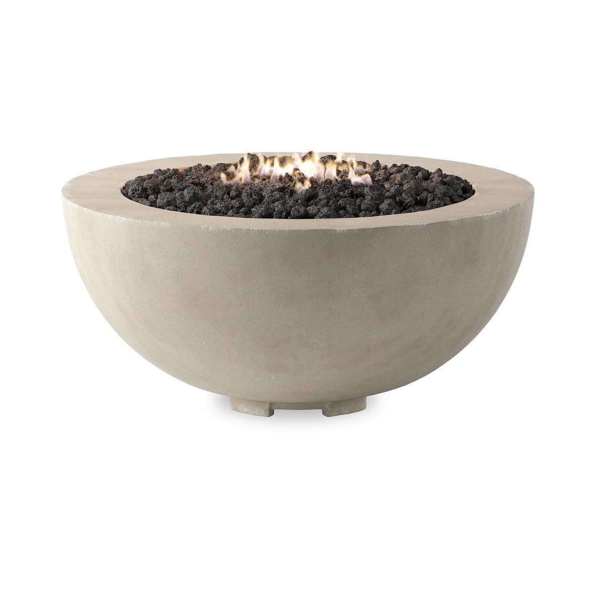 a fire pit with a flame in it
