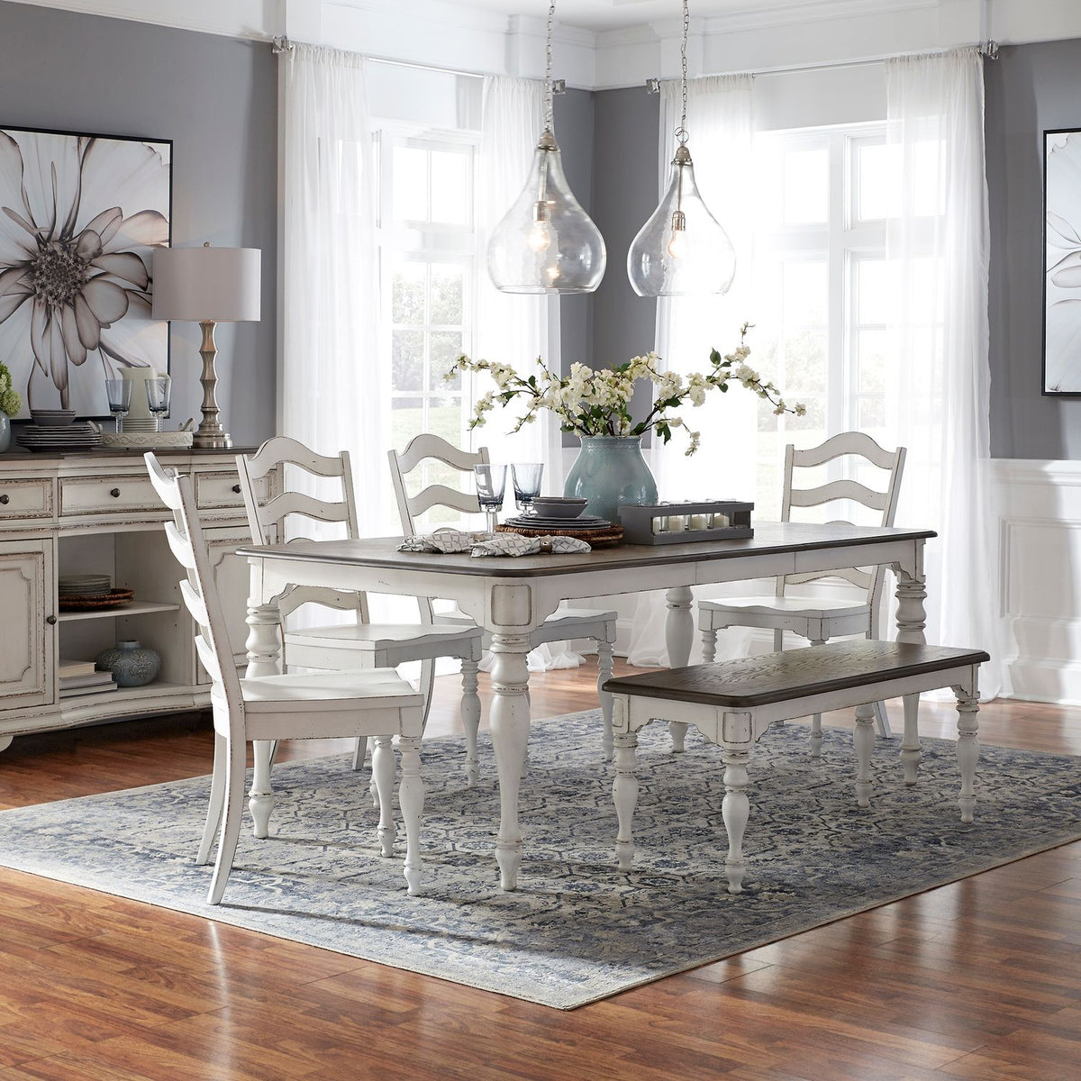 244-CD-6LTS - 6 Piece Leg Table Set - Liberty Furniture