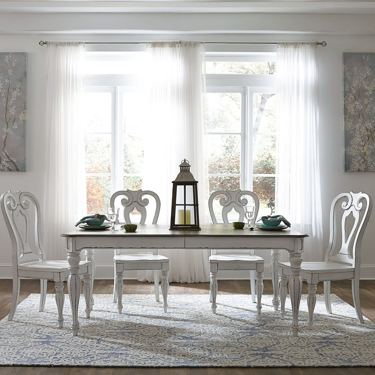 244-DR-O5LTS - Opt 5 Piece Leg Table Set - Liberty Furniture