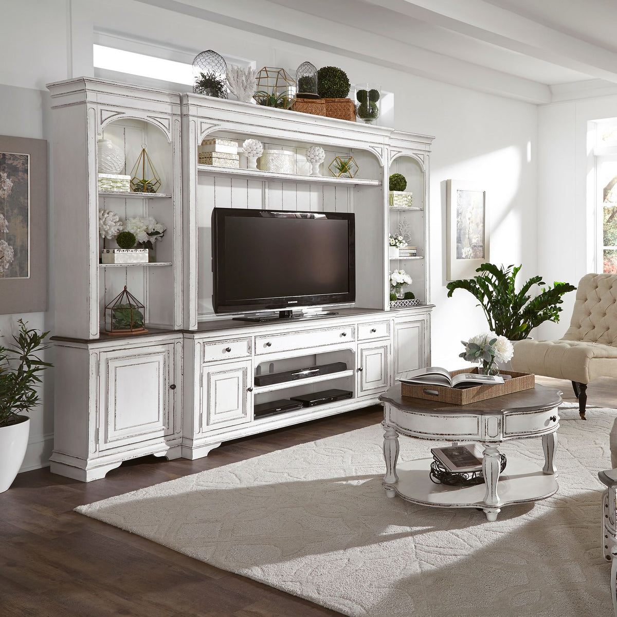 244-ENTW-ECP - Entertainment Center with Piers - Liberty Furniture