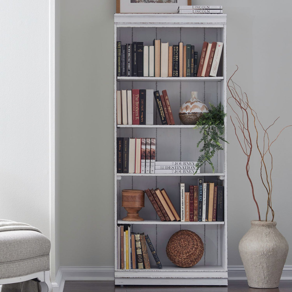 244-HO3072 - 72 Inch Bookcase (RTA) - Liberty Furniture