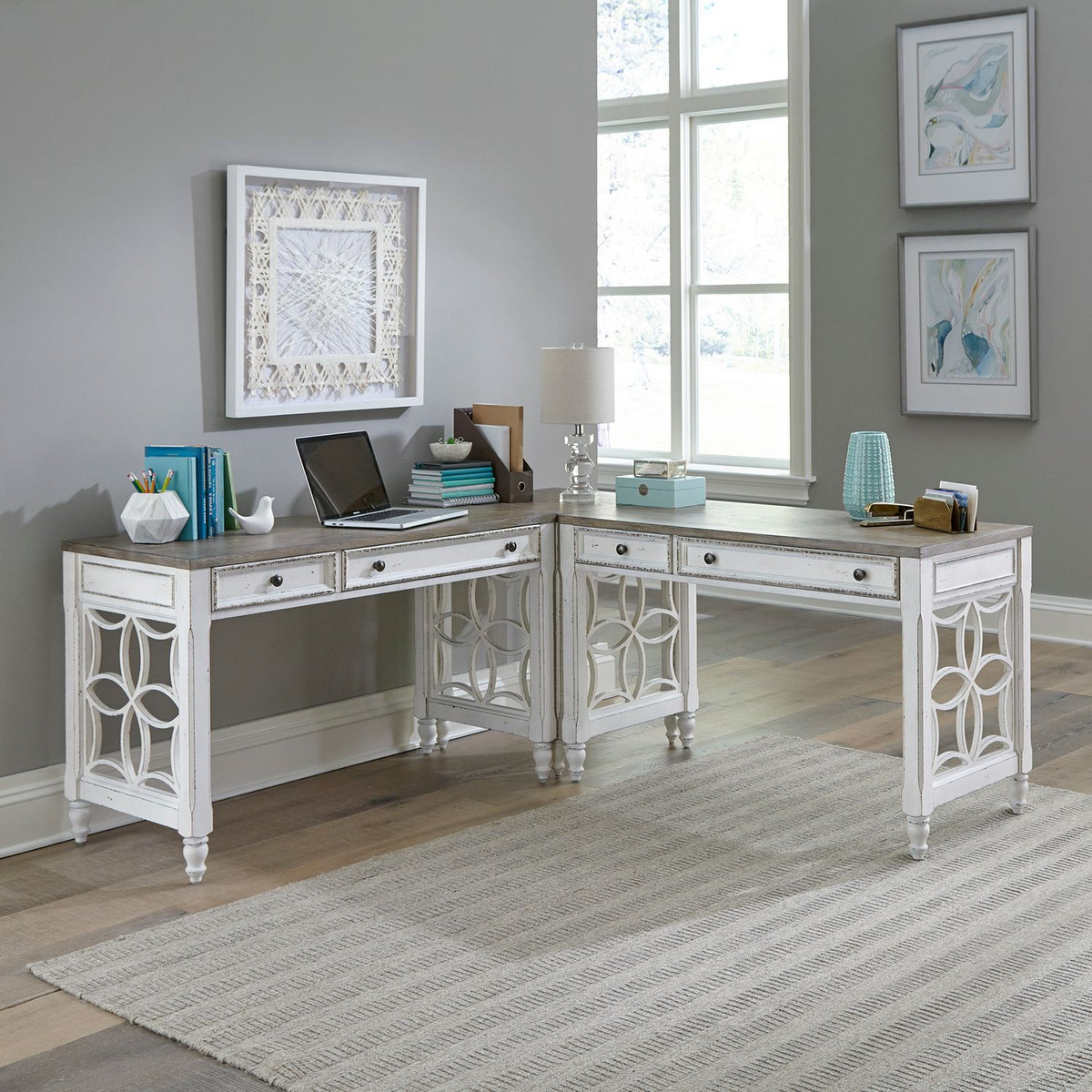 244-HOJ-ALSLD - Alt L Shaped Desk Set - Liberty Furniture