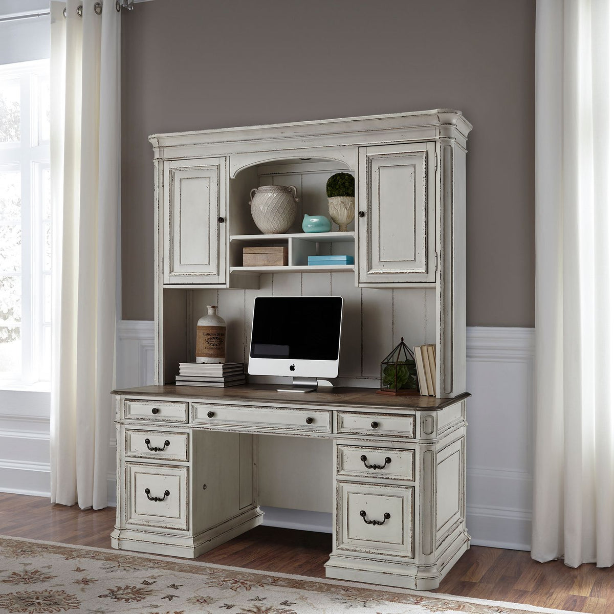 244-HOJ-CDS - Complete 5 Piece Desk - Liberty Furniture