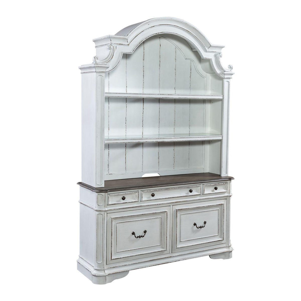 244-HOJ-OCHS - Opt Credenza & Hutch - Liberty Furniture