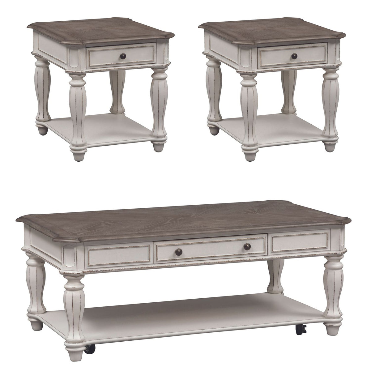 244-OT-3PCS - 3 Piece Set (1-Cocktail 2-End Tables) - Liberty Furniture