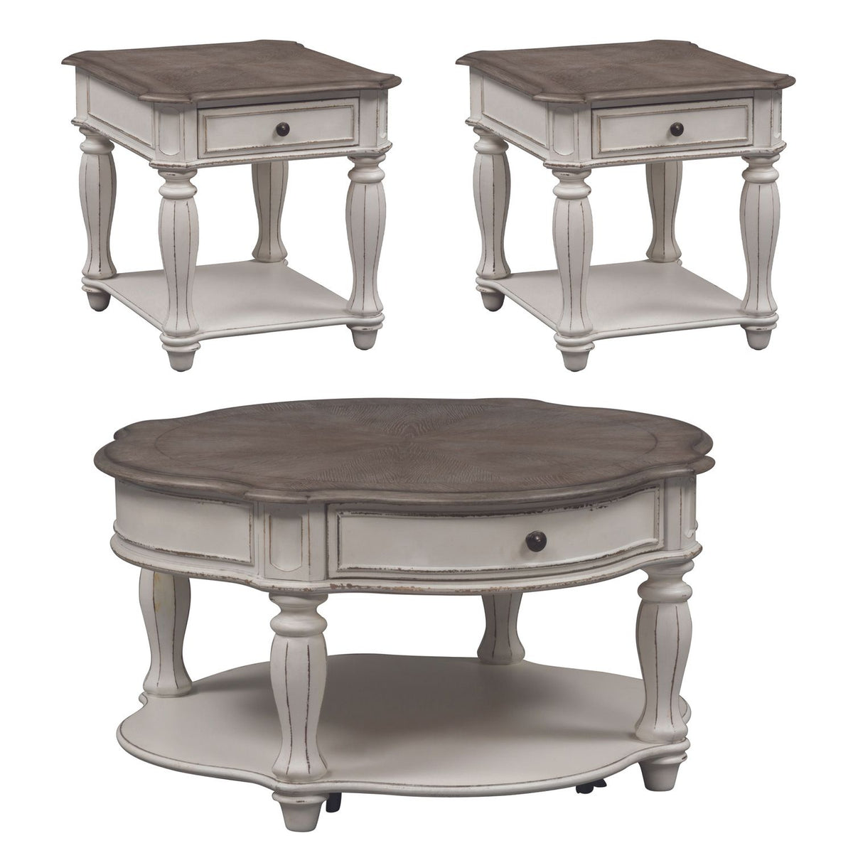 244-OT-O3PCS - 3 Piece Set (1-Cocktail 2-End Tables) - Liberty Furniture