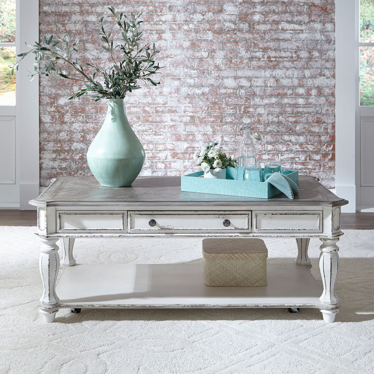 244-OT1010 - Rectangular Cocktail Table - Liberty Furniture