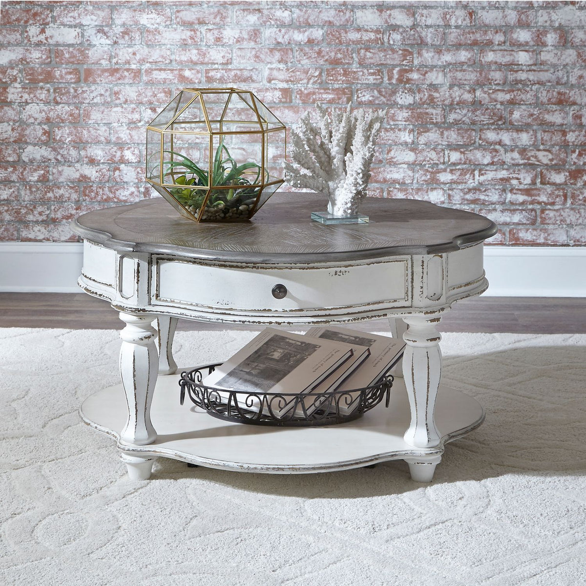 244-OT1011 - Round Cocktail Table - Liberty Furniture