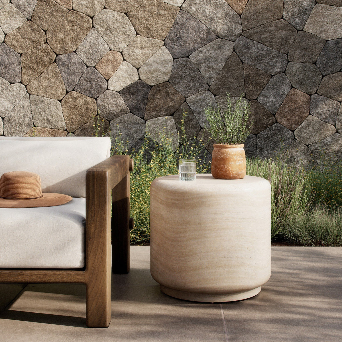 Venetia Outdoor End Table