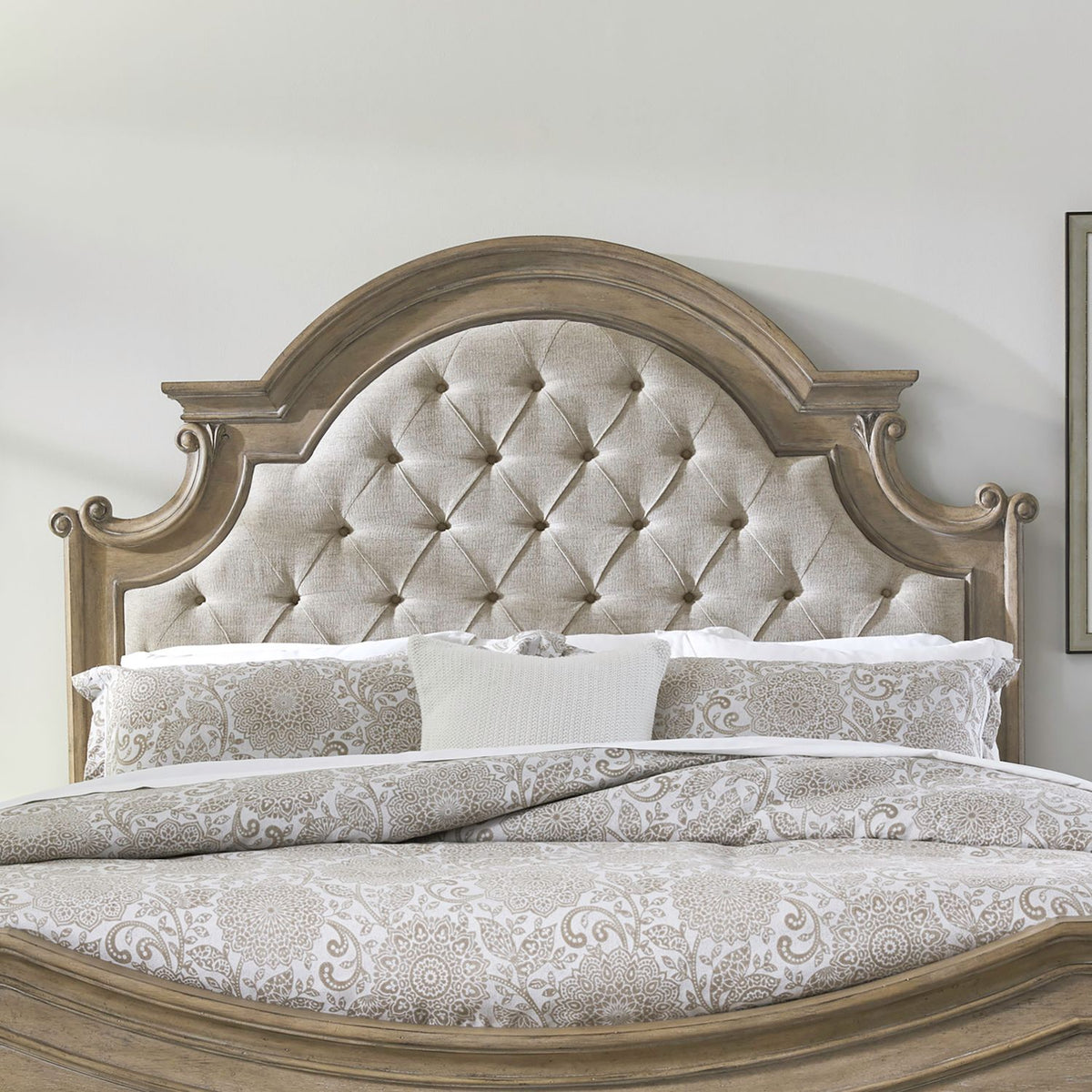 244N-BR15HU - King Uph Panel Headboard - Liberty Furniture