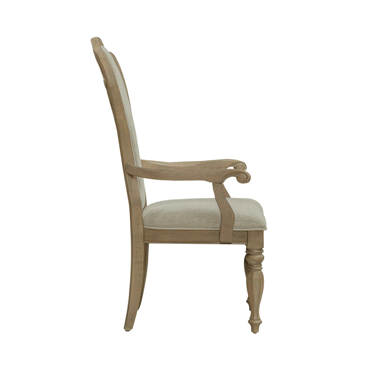 244N-C2501A - Splat Back Uph Arm Chair (RTA) - Liberty Furniture