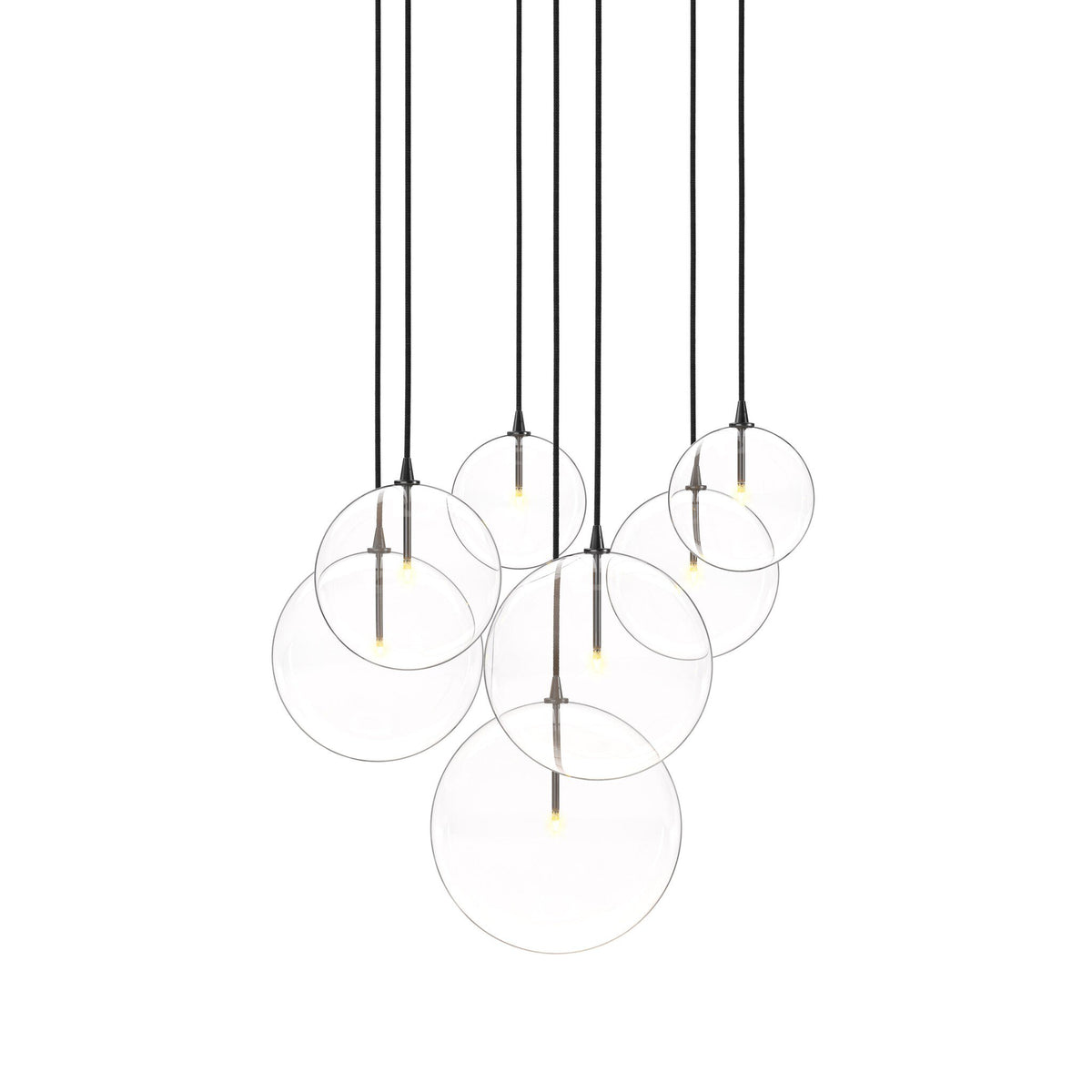Cluster 7 Mix Chandelier
