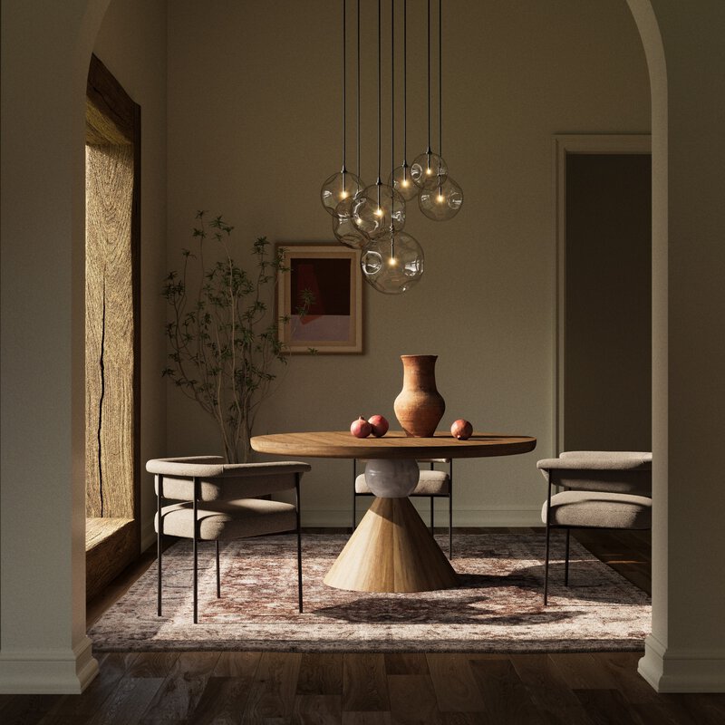 Cluster 7 Mix Chandelier