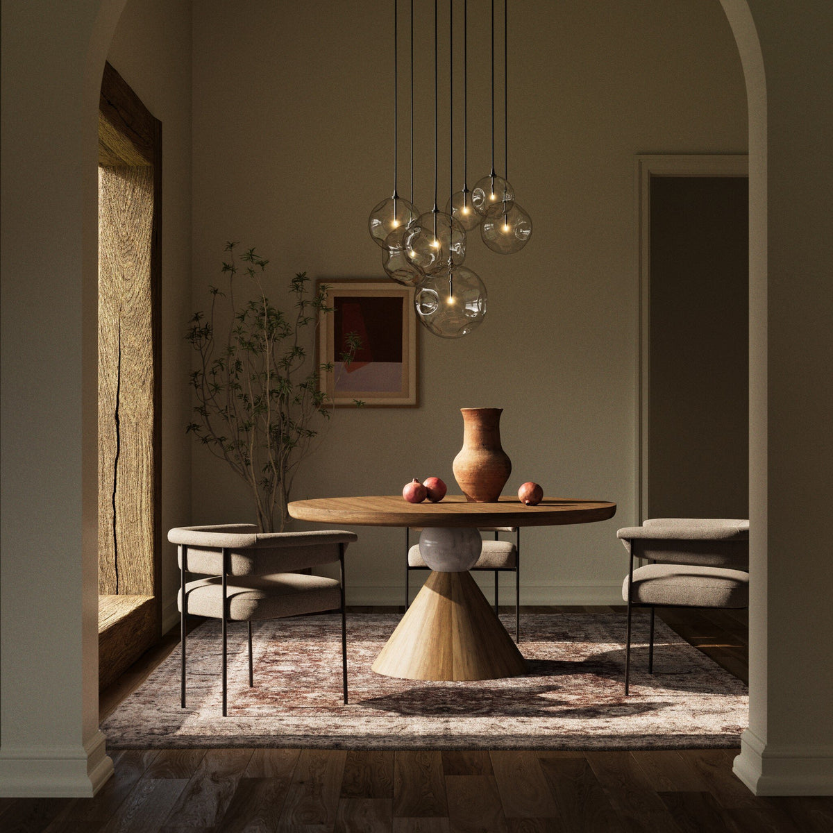 Cluster 7 Mix Chandelier