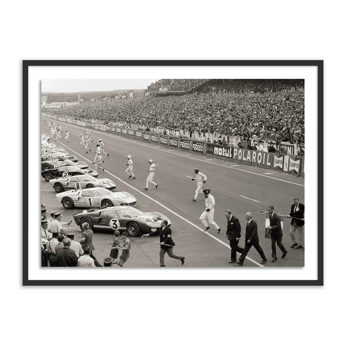 Start Of The Le Mans Race By Getty Images