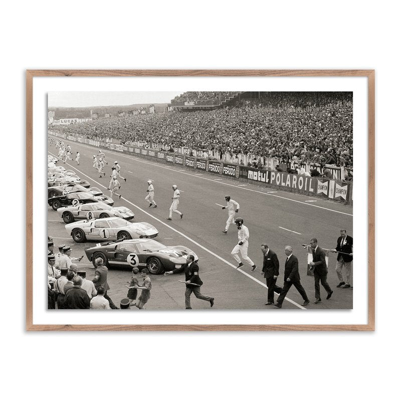 Start Of The Le Mans Race By Getty Images